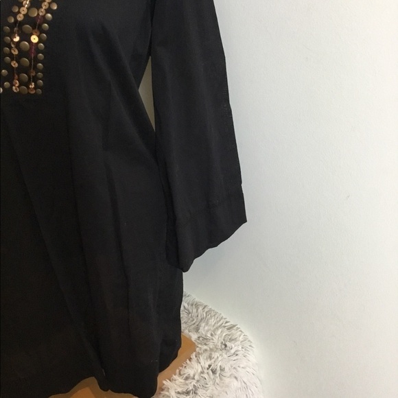 Kenneth Cole XL black v neck with sequins - Picture 7 of 16